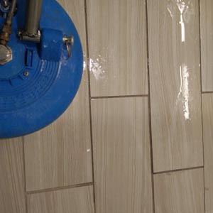 Hallway Grout Cleaning